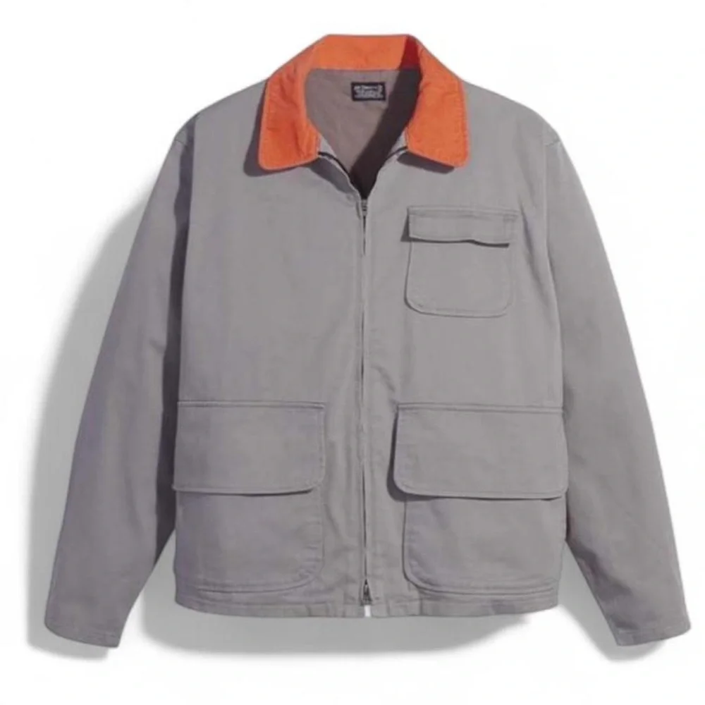 Rare Find Men’s Levi's Gray/Orange Skater Hunter Jacket Size L/XL - Picture 2 of 9